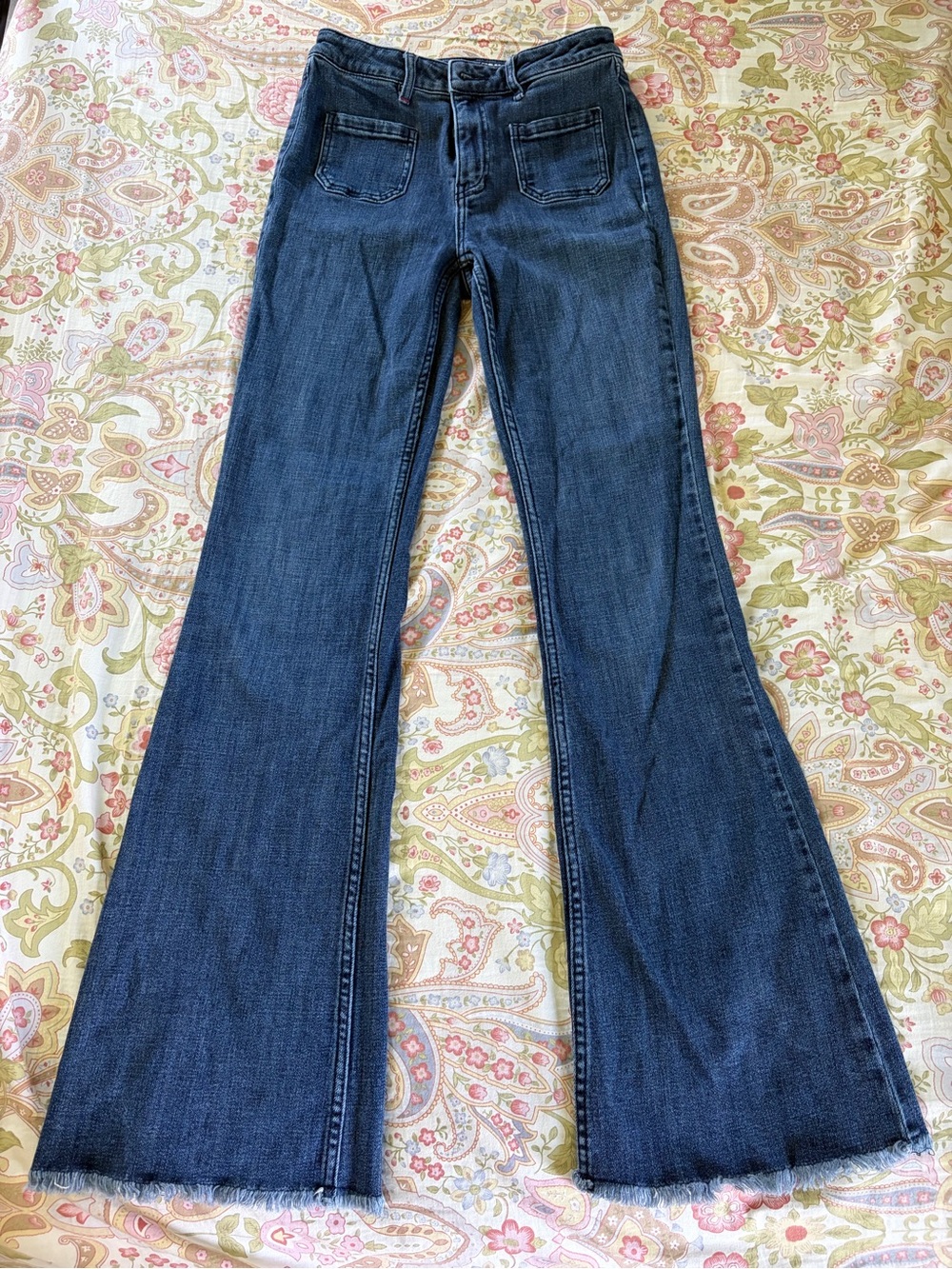 Idyllwind Dark Blue High-Rise Flare Jeans